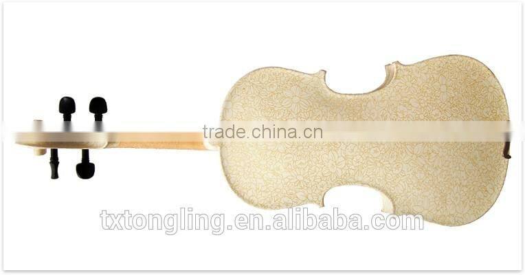 Beginner White Violin Professional TL-1304