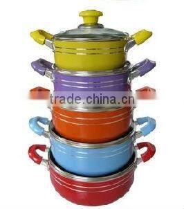 Colorful Aluminum Non-stick / Ceramic Soup & Stock Pots for Sale