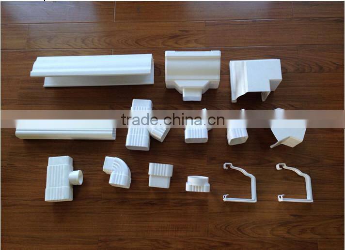 Nigeria hot sell PVC gutter fittings for building