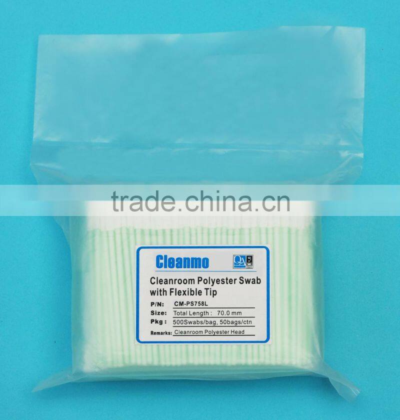 cleanroom swab with polyester head