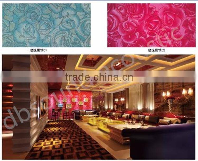 Eco-Friendly Sound Insulation Polyester Fiber Acoustic Ceiling Panel for living room decoration
