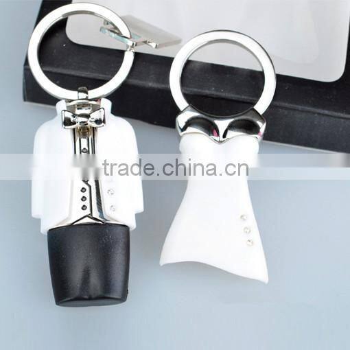 Wedding GiFT Evening Dress Key Chains with gift box
