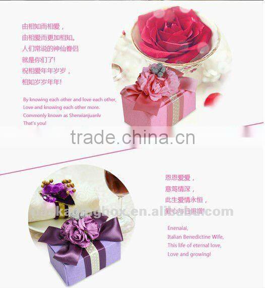 Fancy paper chocolate box with divider and beautiful design