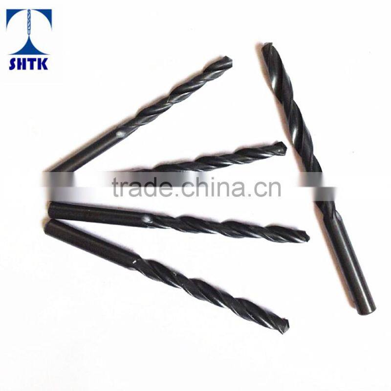 Drill bit, factory sales directly, HSS 4341, Fully Ground twist drill bit, Black Finished
