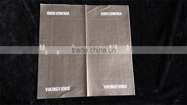 20 Plain Solid Colors 2ply Luncheon Dinner Napkins Paper logo printed by customers Black