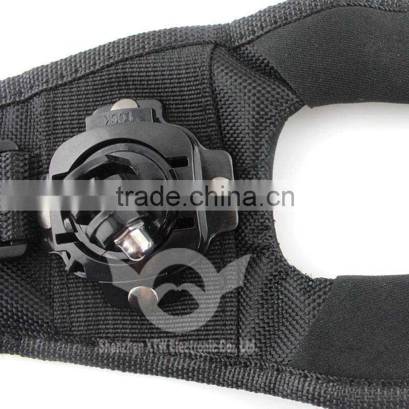 Wholesale Factory Price 360-degree Rotation Glove-style Mount for GoPro Hero 2/3/3+/4/4 Gopro accessory camera accessories GP01