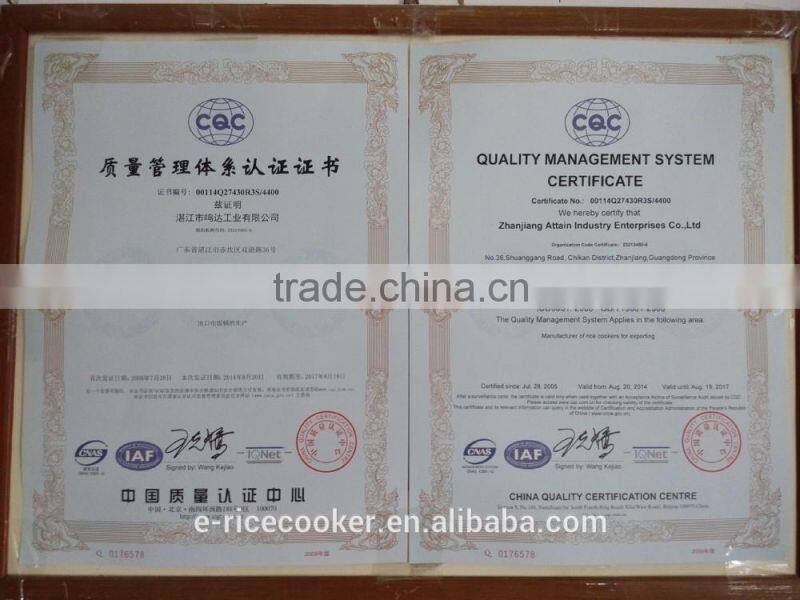 1.8ltr 700watt traditional rice cooker