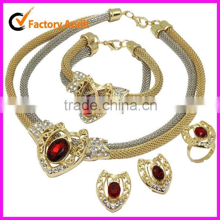 New fashion 18K gold plated jewelry set FH-FS1016