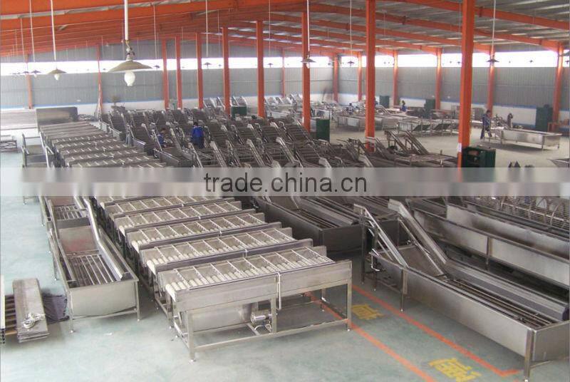 leafy vegetable processing machine/frozen vegetable processing line/hot sale fruit processing line