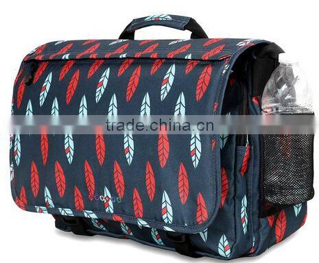 Stylish best selling college multifunction tote messenger bag with shoulder strap