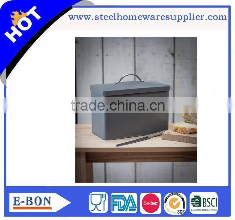 Hot sale stainless steel pink bread bin