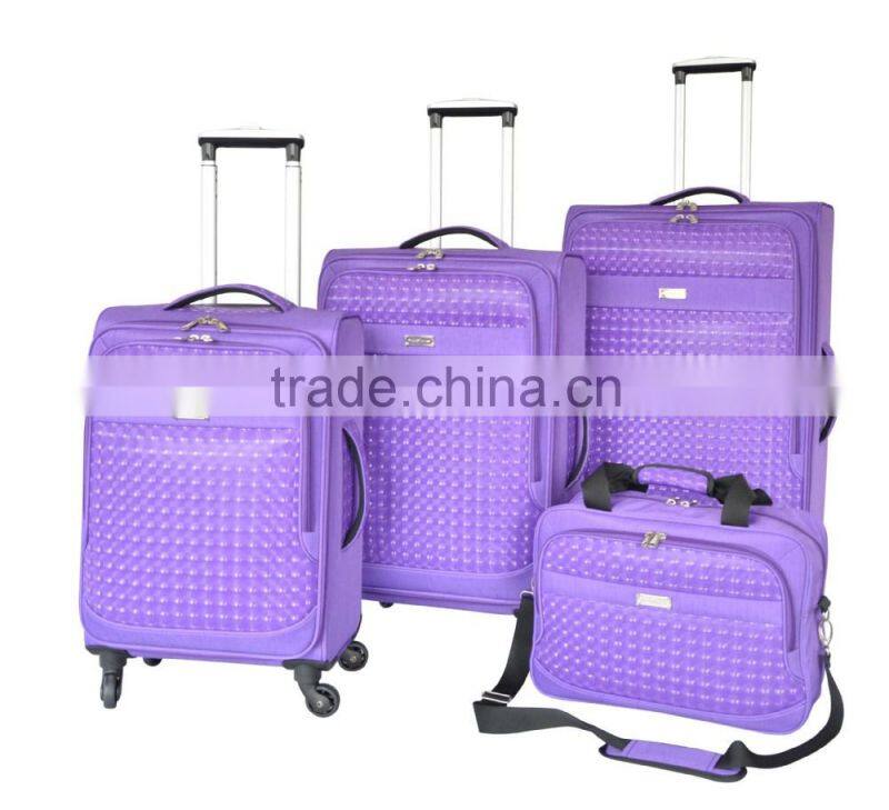 Alibaba China Supplier travel luggage big wheels