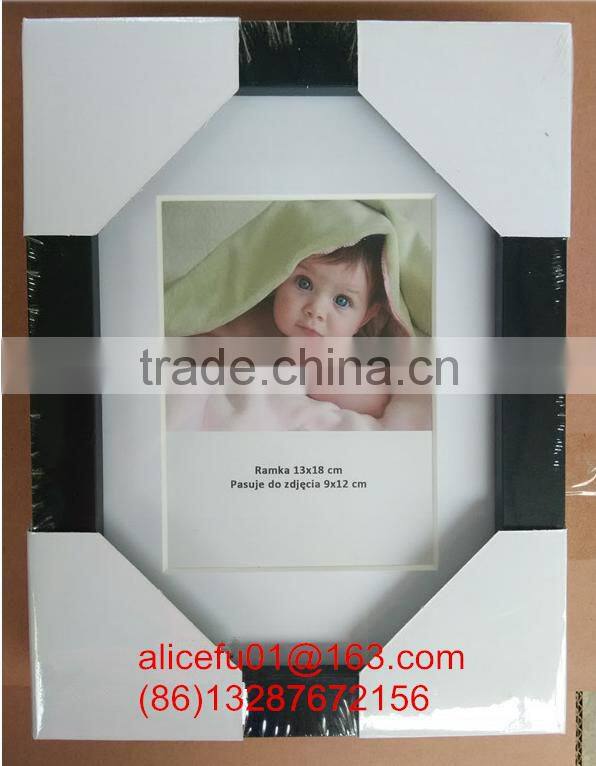 wholesale black mdf wood photo frame baby boy picture frame for decor or gifts
