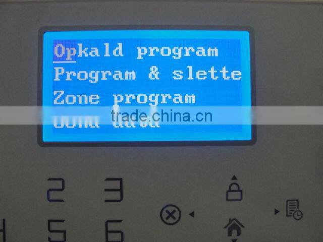 Advanced GSM sistema ALRM & Italy market suitable GSM+PSTN home alarm