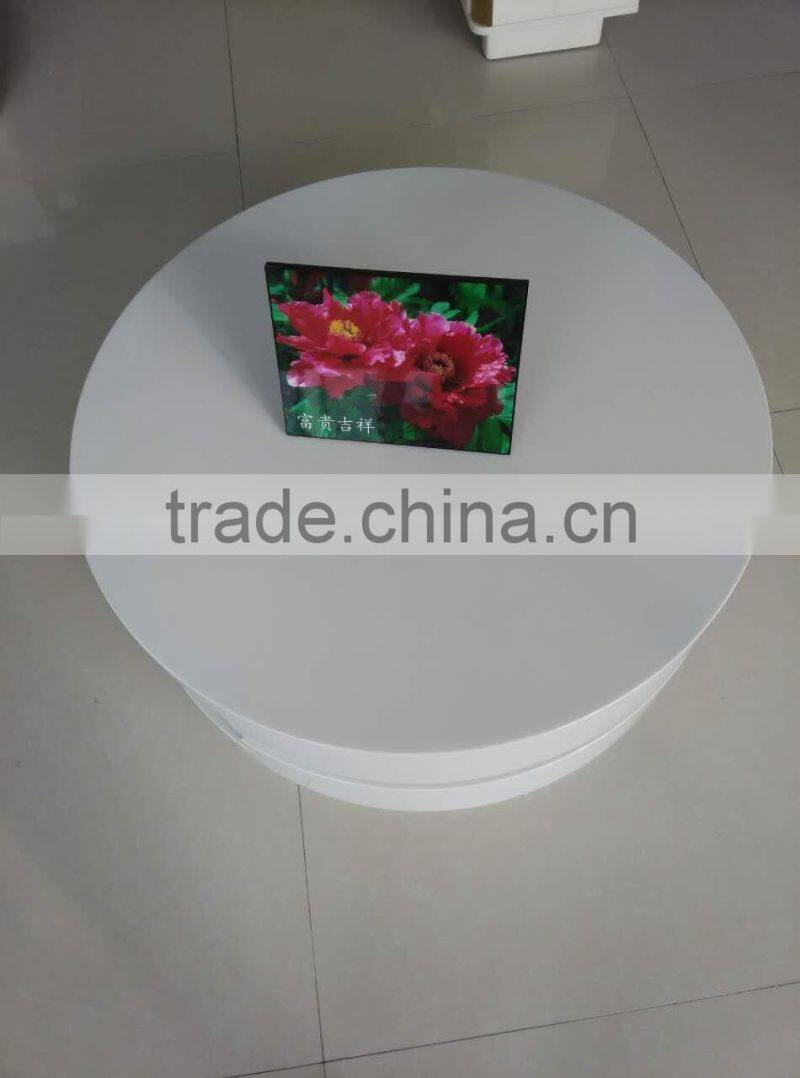 warm and useful home turning round coffee table