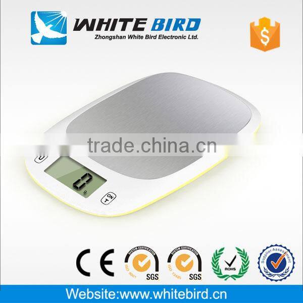 silm stainless steel electronic digital kitchen scale 5kg