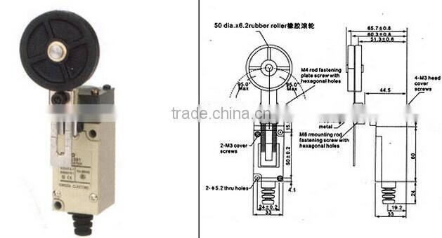 CNGAD HL series Limited switch(limiting switch,micro switch)(HL-5391)