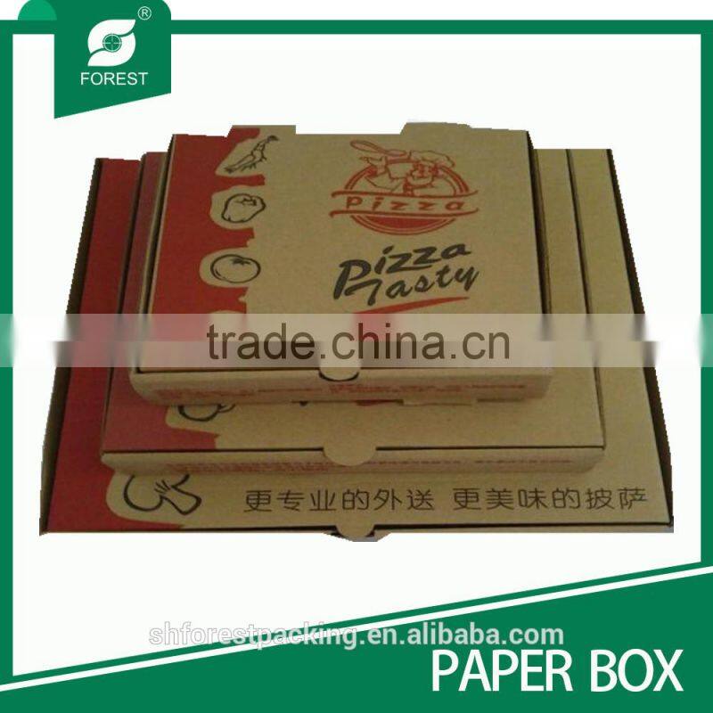 CORRUGATED PIZZA BOX ENVIRONMENTAL CRAFT PAPER