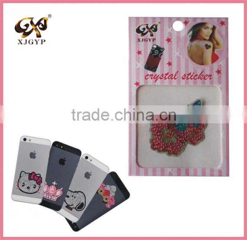 acrylic rhinestone gem sticker/cell phone rhinestone stickers/body stickers crystal rhinestone