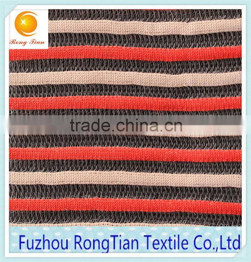 New design polyester knitted 3d stripe fabric for cushion