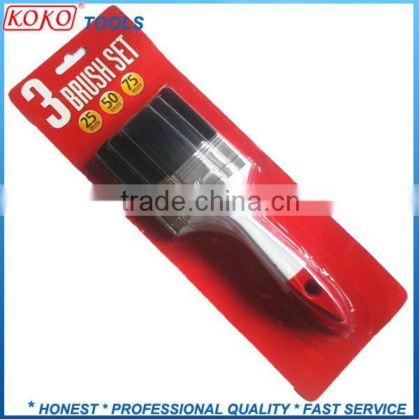 plastic handle plastic ferrule pure natural bristles BBQ brush