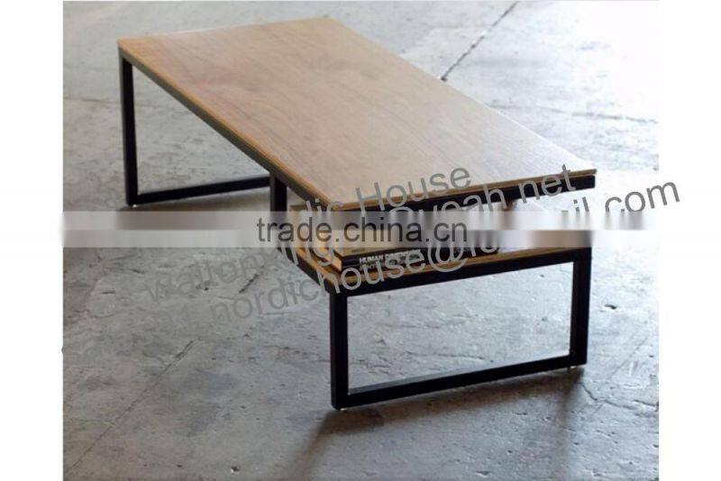 New design lacquer MDF and steel stand high quality coffee tables for home furniture