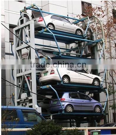 6 level rotary car parking lifts system