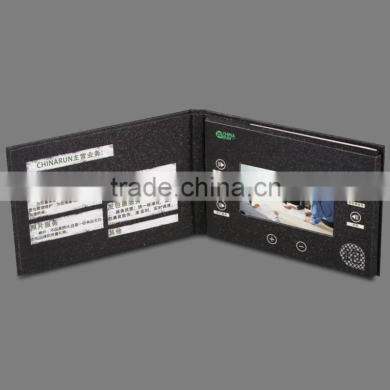 Competitive price 5" video brochure card in paper crafts