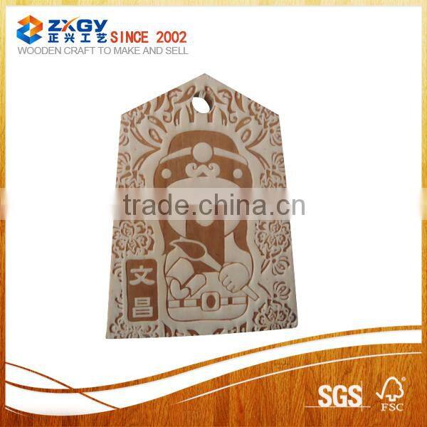 Square Wooden Crafts Arts, Antique Art Mind Wood Crafts