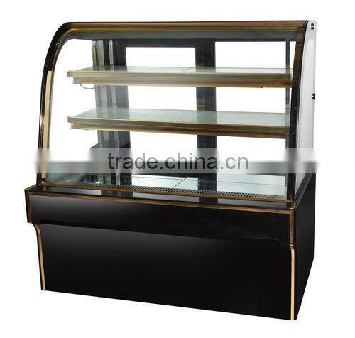 Portable galss pastry cooler table top pastry display cooler