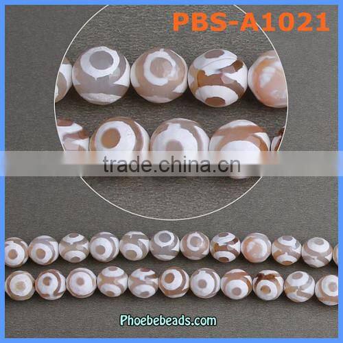 Wholesale Hot 10mm Round Onyx Evil Eye Agate Beads PBS-A1021
