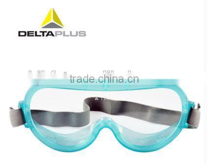 Deltaplus Clear Polycarbonate Goggles Ventilation Elastic Strap safety glasses