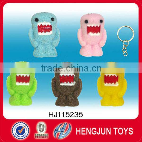 EN71/6P/ASTM funny toy plastic keyring toy animal dinosaur bite