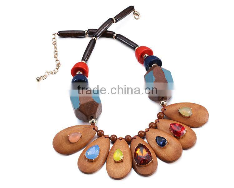 2015 latest wooden necklace designs, multicolor necklace, necklace for men and women
