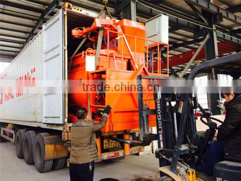 foam concrete machine with foam generator, mixer, hydraulic pump, good for roofing insulation