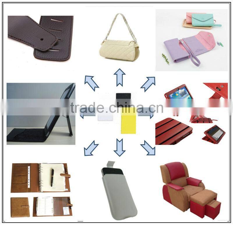 Top Quality PU synthetic leather/PU leather fabric