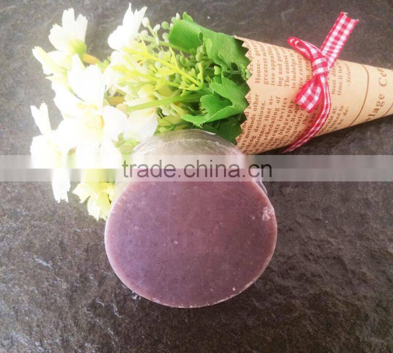 OEM Cold Process Lavender Essential Oil Face Soap With Exquisite Froth