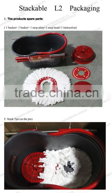 Hand Press Spin Mop Spin Go Mop Made in China