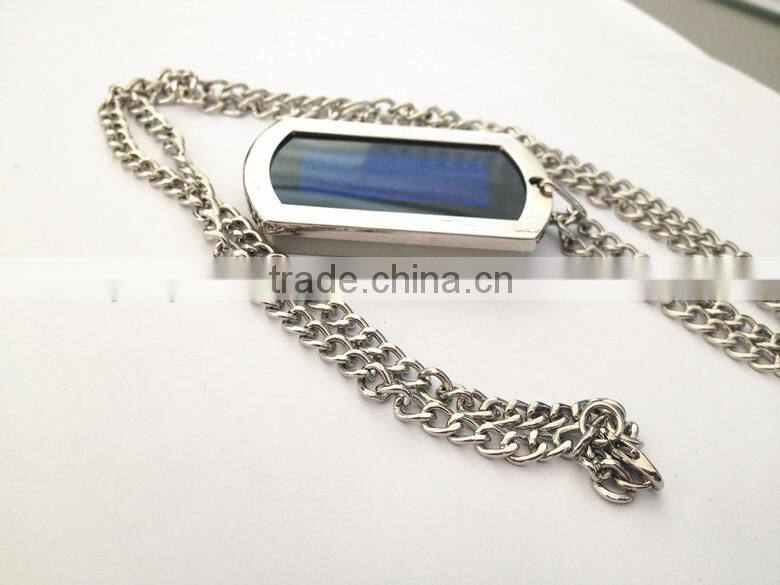 2016 New style plastic heart shape keychain double function
