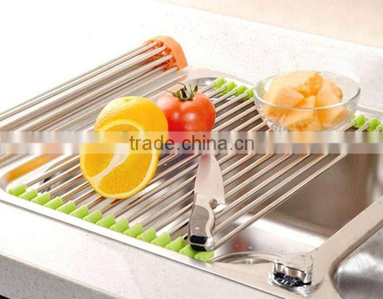 SS stainless steel kitchen dish rack