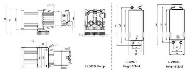 SEMIFOG DC motor power sprayer pump