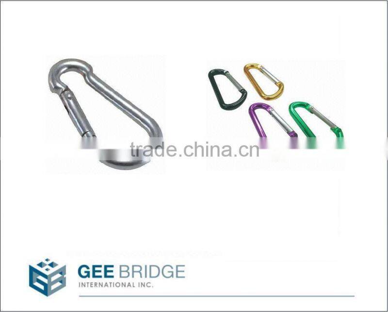 1801173 Solid Brass Swivel Eye Safety Snap Spring Carabiner Hook