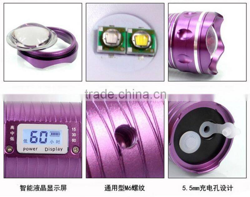 a-ok Yellow blue white led light fishing equipment three color aluminium fishing light