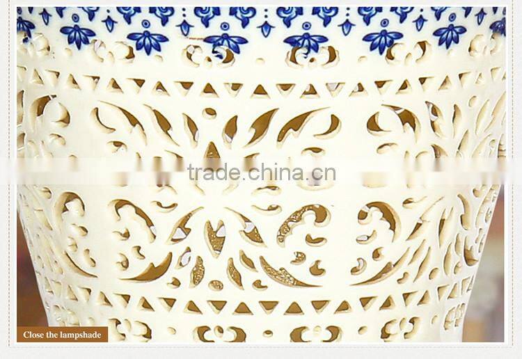 Jingdezhen ceramic Hollow indoor pendant light fancy pendant light