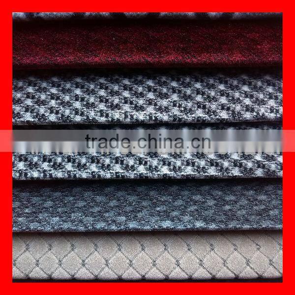 Polyestesr Knitted Furniture Upholstery Velour