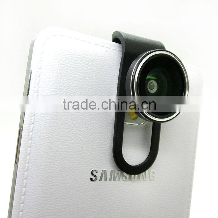 clip lens 180 degree fish eye camera lens for smartphone