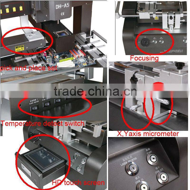 Automatic motherboard repair machine DH-A5 touch screen BGA reballing machine, BGA tool, BGA repairing system