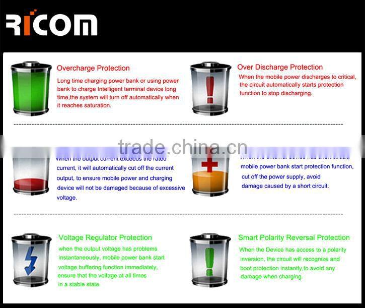 mirror power bank lady make up 3000mah mobile power bank