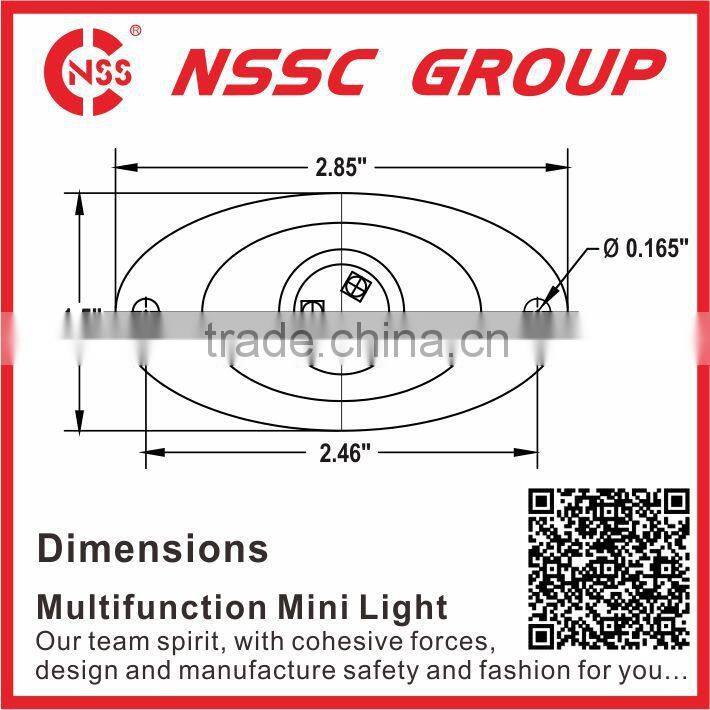 2015 NSSC New IP68 9W Mini LED Rock Light for JEEP Truck and Boats