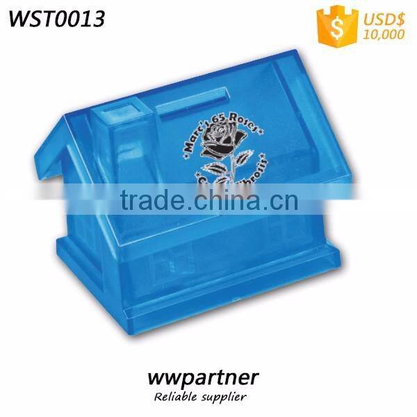 transparency Clear Money Box villa Shaped